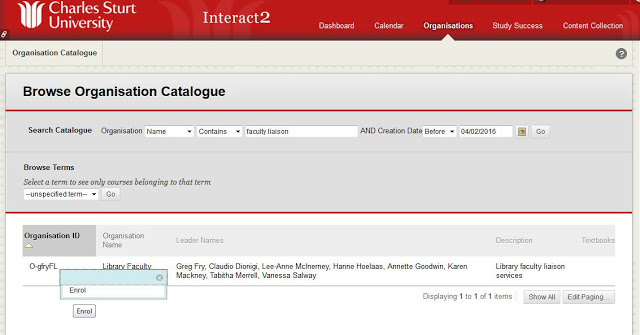 image of the interact 2 library demonstration site