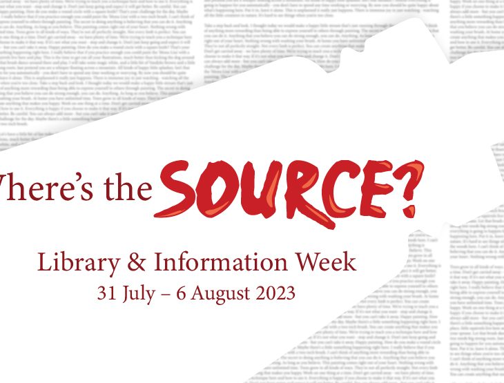 Library & Information Week 2023: Where's the Source?