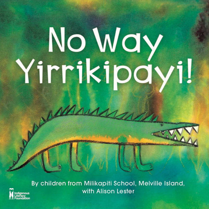 Illustrated book cover showing a crocodile.
